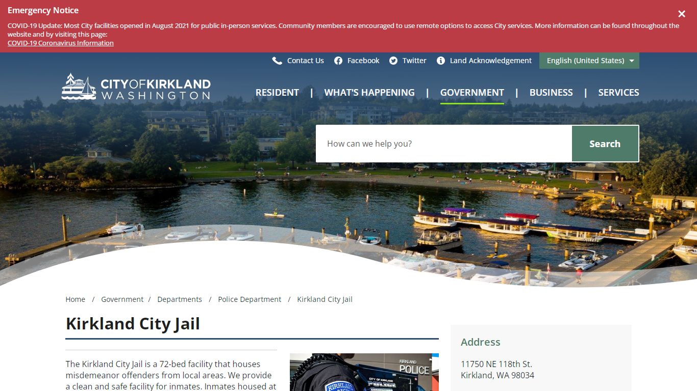 Kirkland City Jail – City of Kirkland