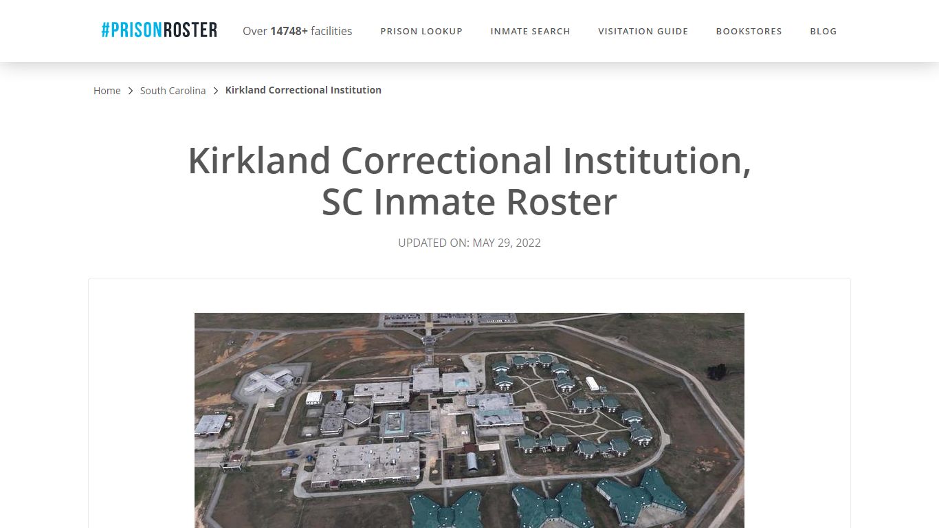 Kirkland Correctional Institution, SC Inmate Roster